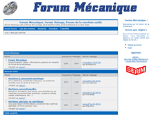 Tablet Screenshot of forum-mecanique.net